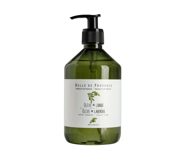 Belle de Provence Olive Oil & Lavender Liquid Soap 500ml