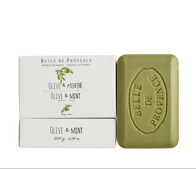 Belle de Provence Olive Oil & Mint Soap 200g