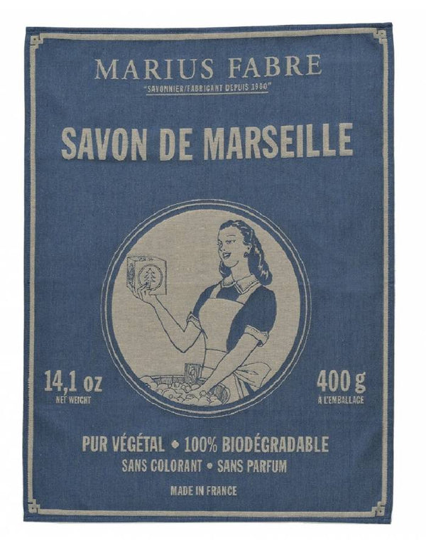 Marius Fabre tea towel 50x70cm Blue - NATURE